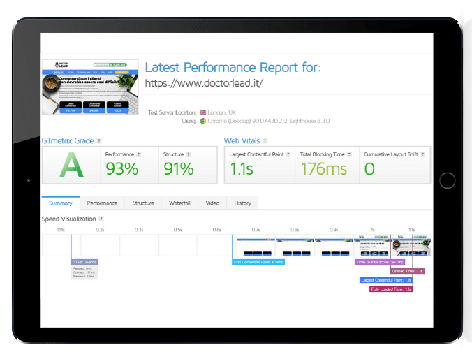 Performance sito web